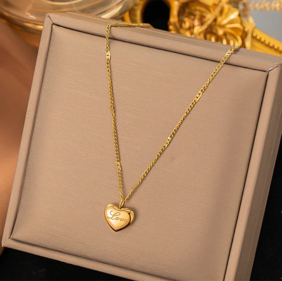 Love Script Necklace