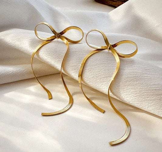 Aurora bow earrings